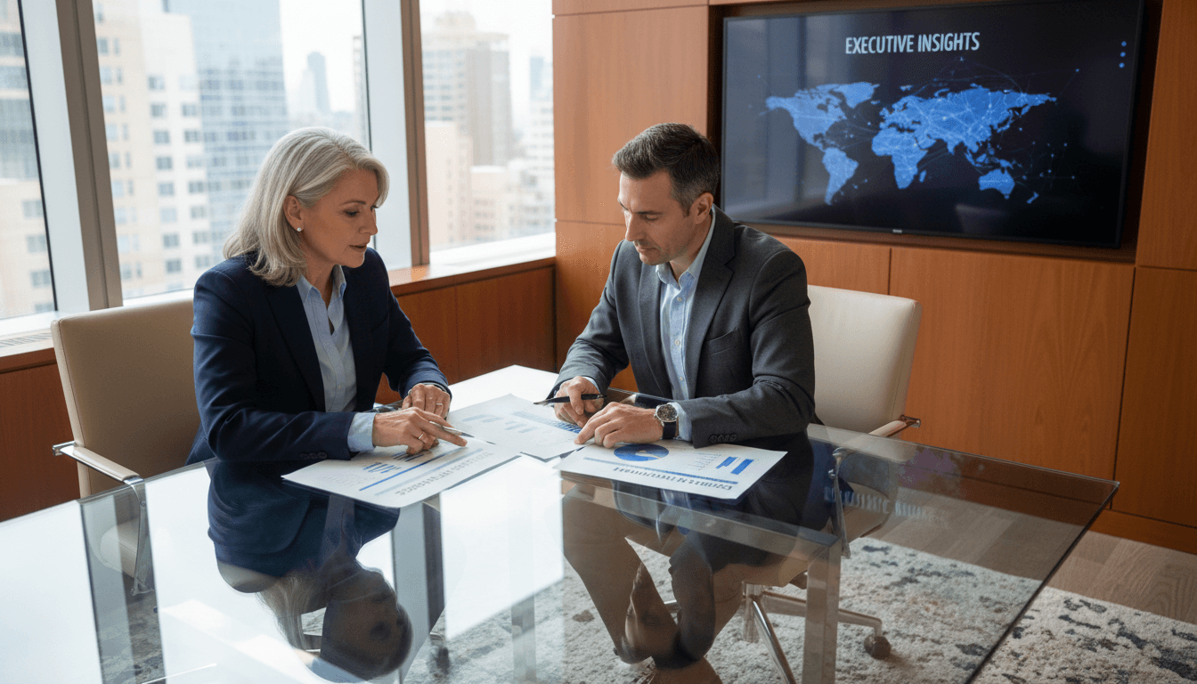 Executive IT leadership and strategic guidance in a boardroom setting
